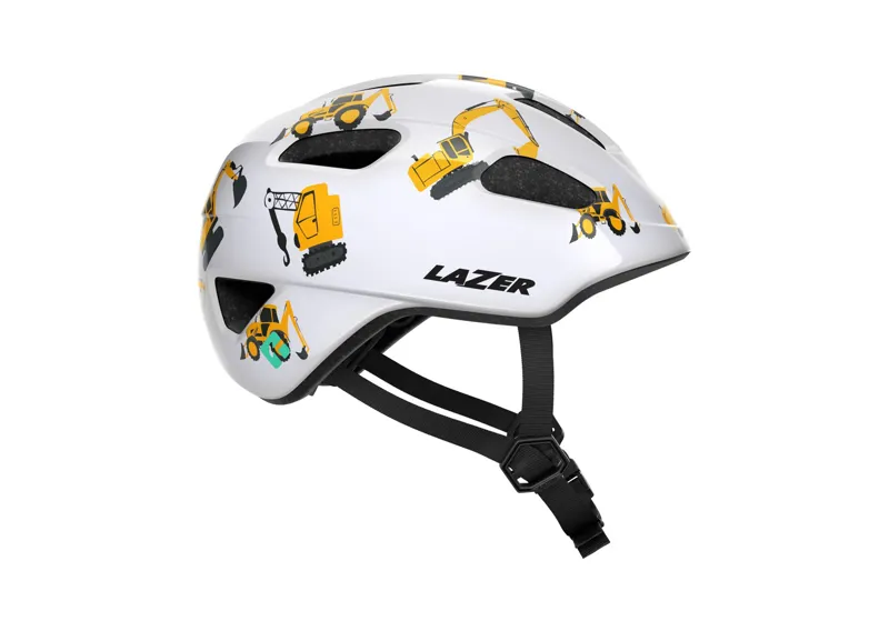 Lazer Pnut KinetiCore Kids Helmet Diggers in White
